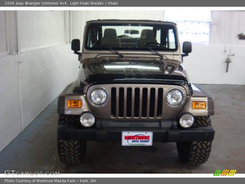 Light Khaki Metallic / Khaki 2006 Jeep Wrangler Unlimited 4x4