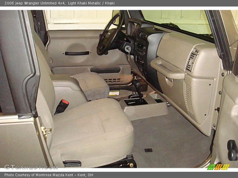 Light Khaki Metallic / Khaki 2006 Jeep Wrangler Unlimited 4x4