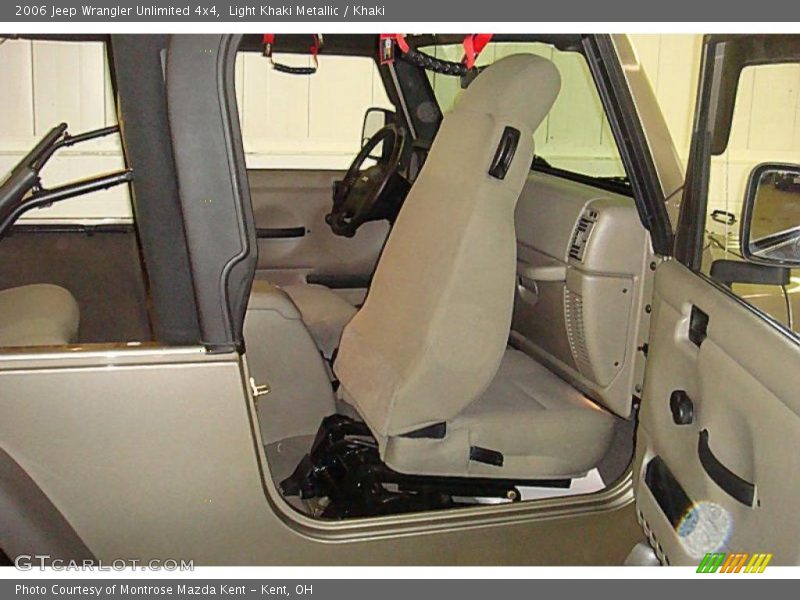 Light Khaki Metallic / Khaki 2006 Jeep Wrangler Unlimited 4x4