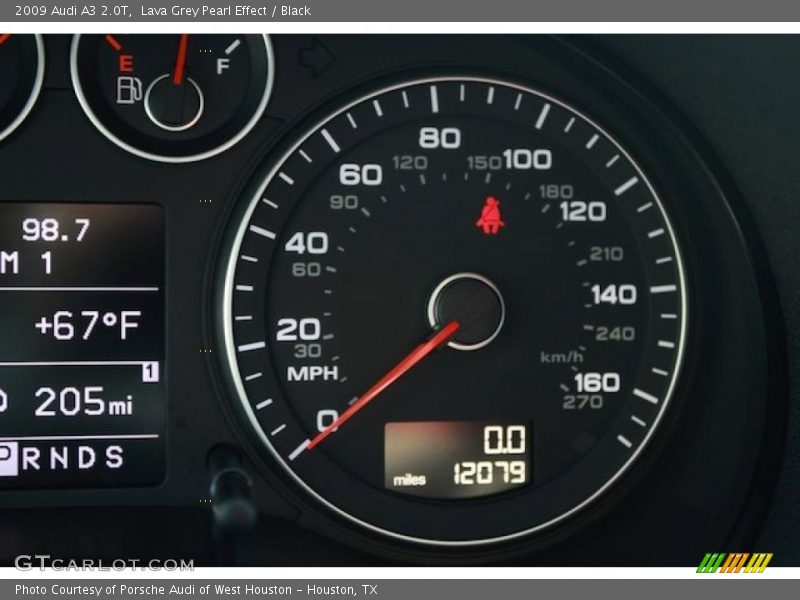 Lava Grey Pearl Effect / Black 2009 Audi A3 2.0T