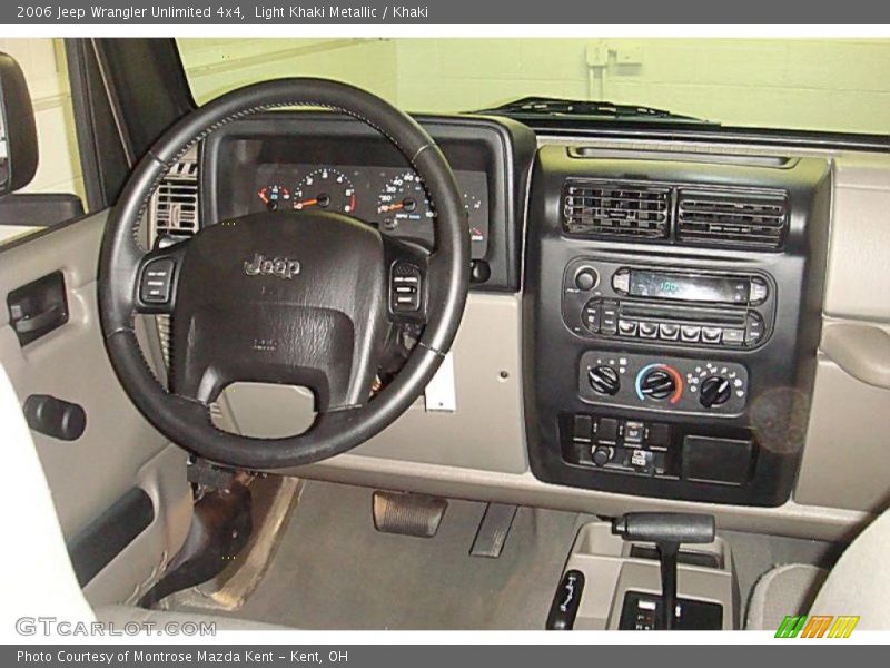 Light Khaki Metallic / Khaki 2006 Jeep Wrangler Unlimited 4x4