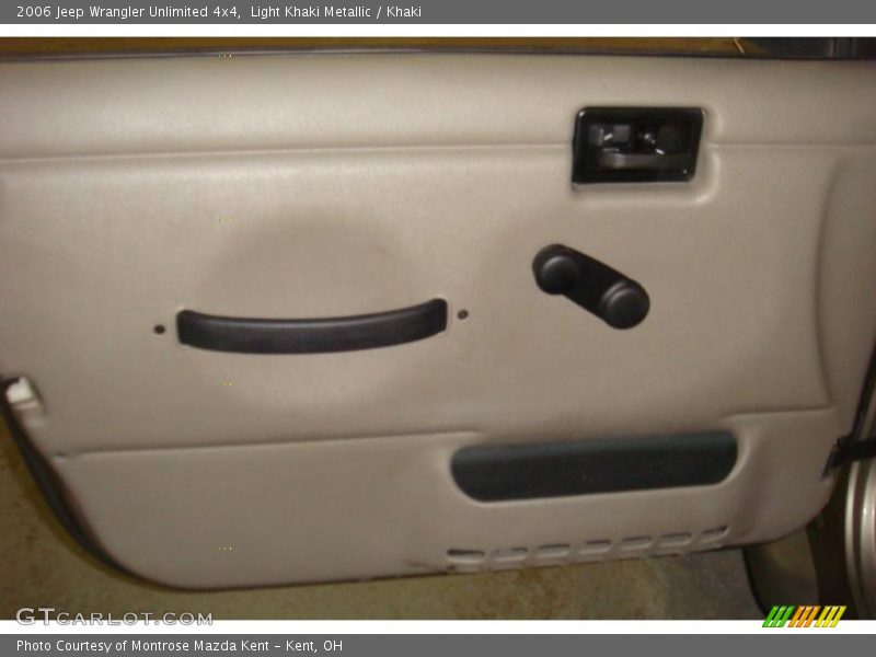 Light Khaki Metallic / Khaki 2006 Jeep Wrangler Unlimited 4x4
