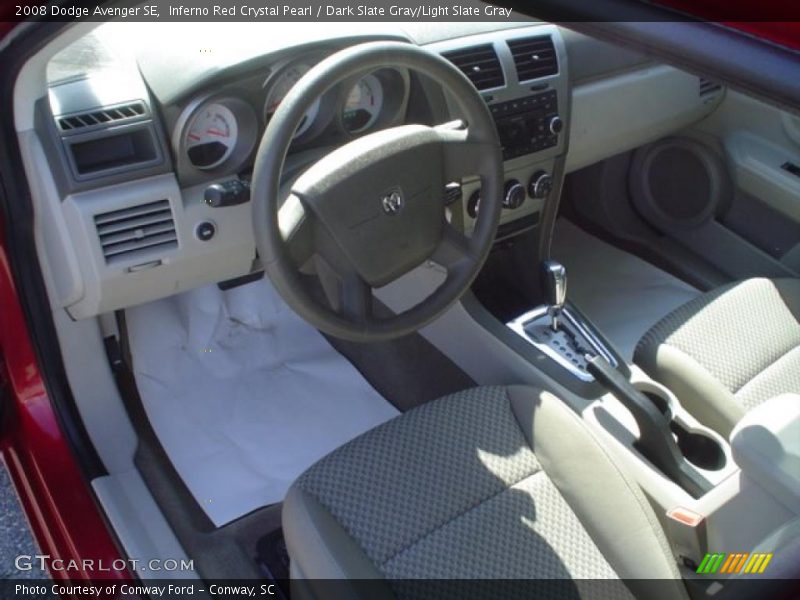 Inferno Red Crystal Pearl / Dark Slate Gray/Light Slate Gray 2008 Dodge Avenger SE
