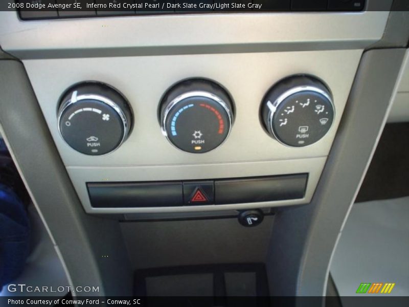 Inferno Red Crystal Pearl / Dark Slate Gray/Light Slate Gray 2008 Dodge Avenger SE