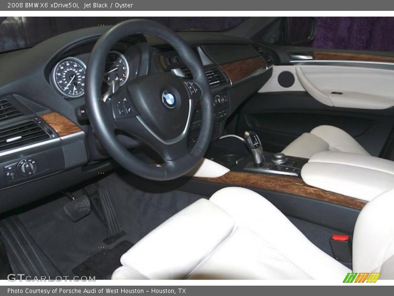 Jet Black / Oyster 2008 BMW X6 xDrive50i