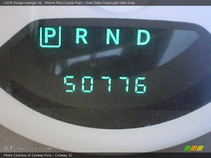 Inferno Red Crystal Pearl / Dark Slate Gray/Light Slate Gray 2008 Dodge Avenger SE