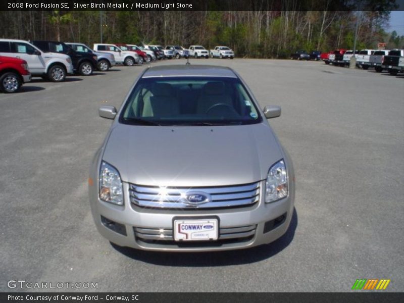 Silver Birch Metallic / Medium Light Stone 2008 Ford Fusion SE