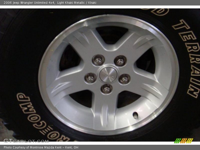 Light Khaki Metallic / Khaki 2006 Jeep Wrangler Unlimited 4x4