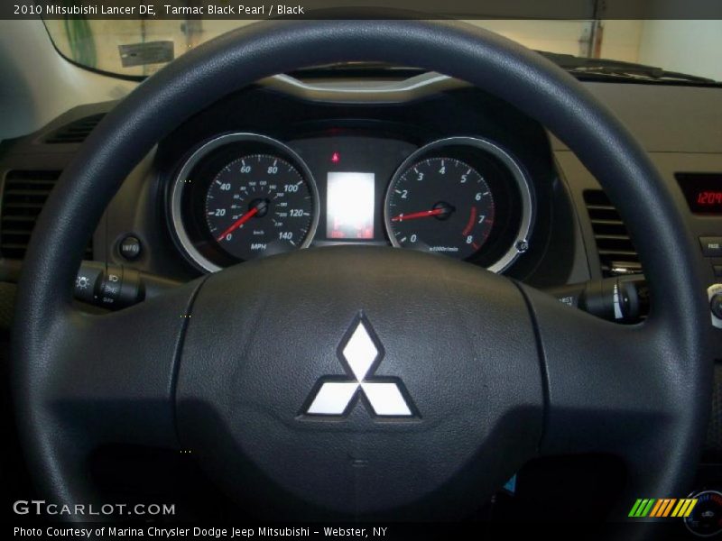 Tarmac Black Pearl / Black 2010 Mitsubishi Lancer DE