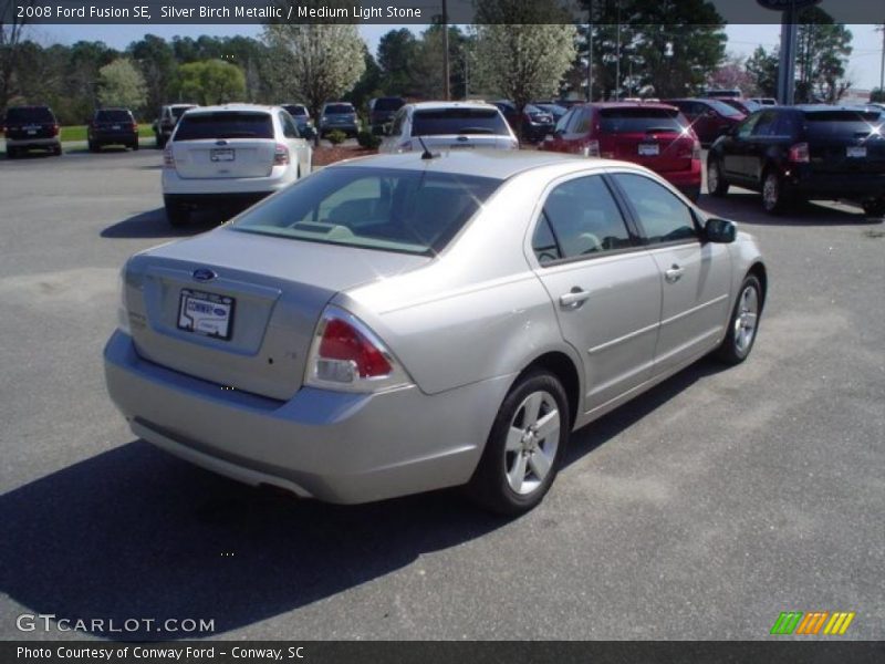 Silver Birch Metallic / Medium Light Stone 2008 Ford Fusion SE