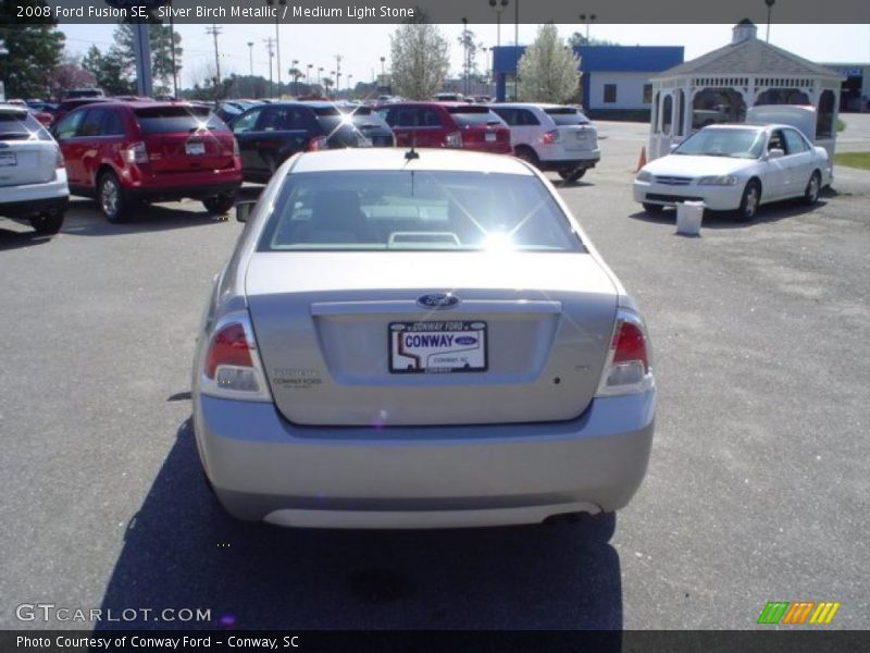 Silver Birch Metallic / Medium Light Stone 2008 Ford Fusion SE