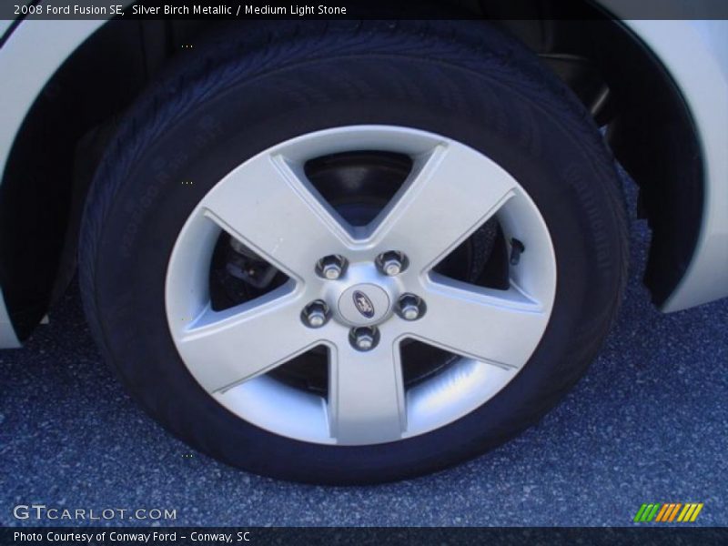 Silver Birch Metallic / Medium Light Stone 2008 Ford Fusion SE
