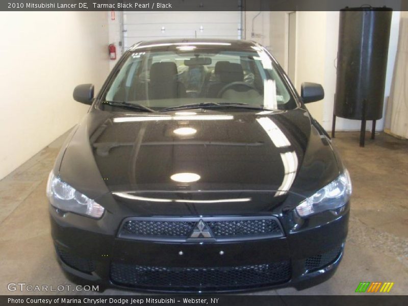 Tarmac Black Pearl / Black 2010 Mitsubishi Lancer DE