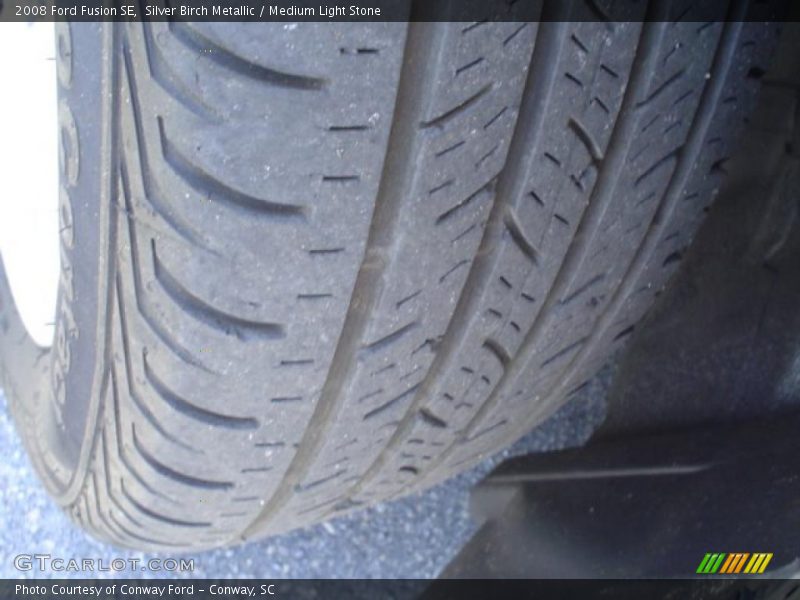 Silver Birch Metallic / Medium Light Stone 2008 Ford Fusion SE
