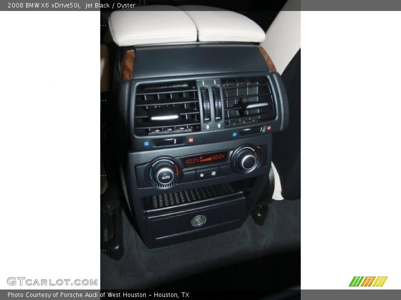 Jet Black / Oyster 2008 BMW X6 xDrive50i