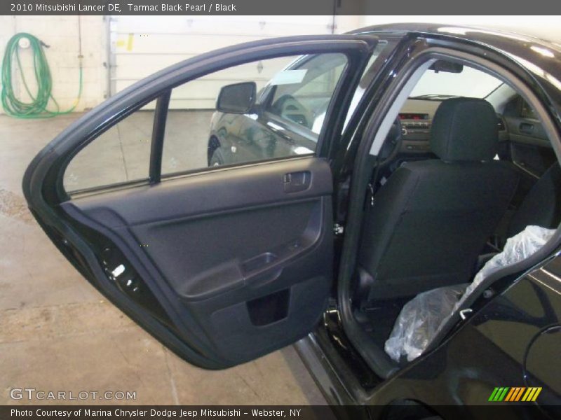 Tarmac Black Pearl / Black 2010 Mitsubishi Lancer DE