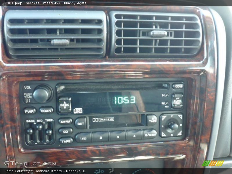 Black / Agate 2001 Jeep Cherokee Limited 4x4