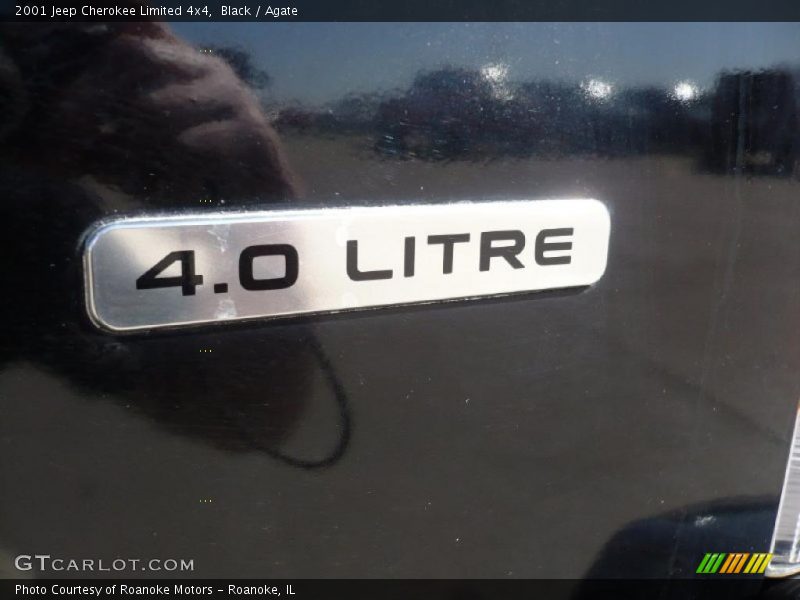 Black / Agate 2001 Jeep Cherokee Limited 4x4