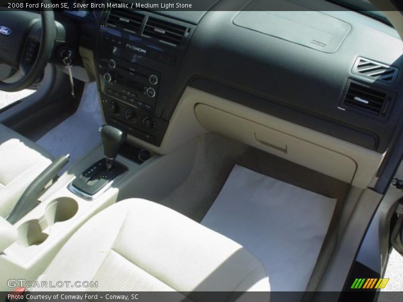 Silver Birch Metallic / Medium Light Stone 2008 Ford Fusion SE