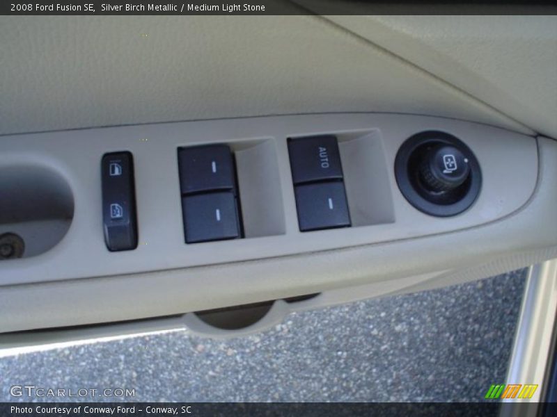 Silver Birch Metallic / Medium Light Stone 2008 Ford Fusion SE