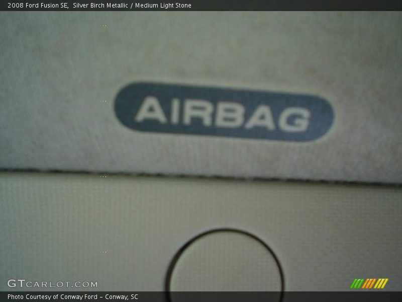 Silver Birch Metallic / Medium Light Stone 2008 Ford Fusion SE