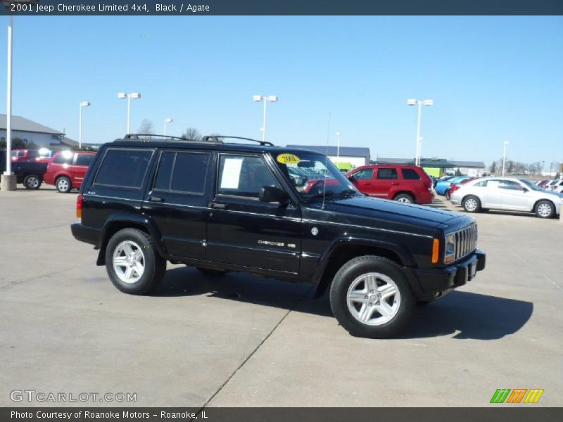Black / Agate 2001 Jeep Cherokee Limited 4x4