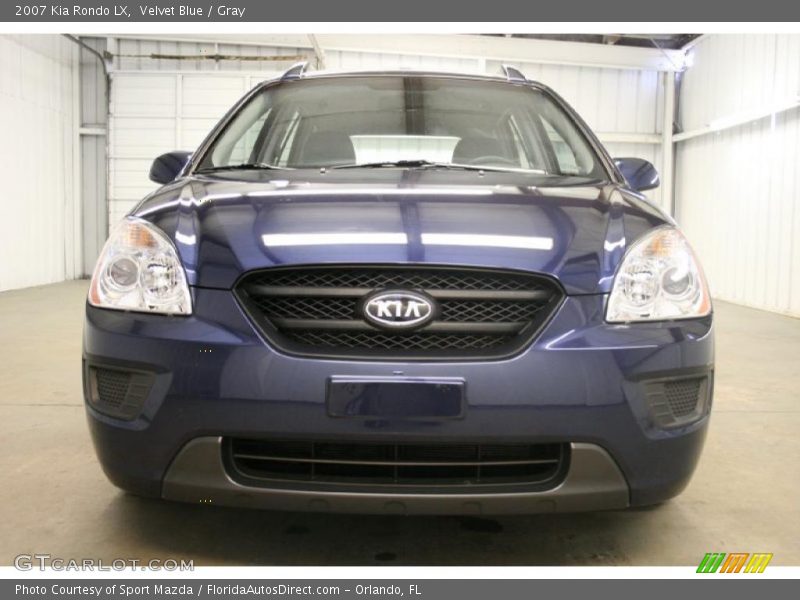 Velvet Blue / Gray 2007 Kia Rondo LX