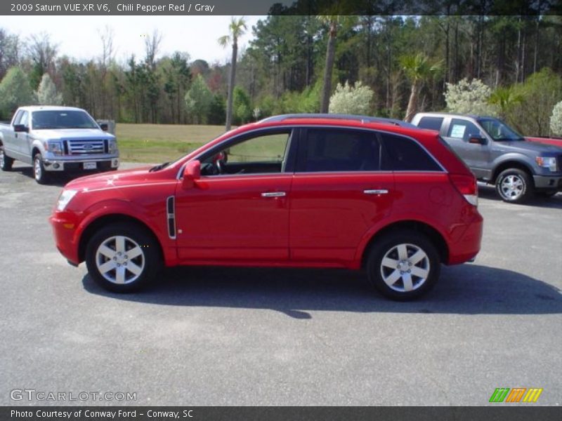 Chili Pepper Red / Gray 2009 Saturn VUE XR V6