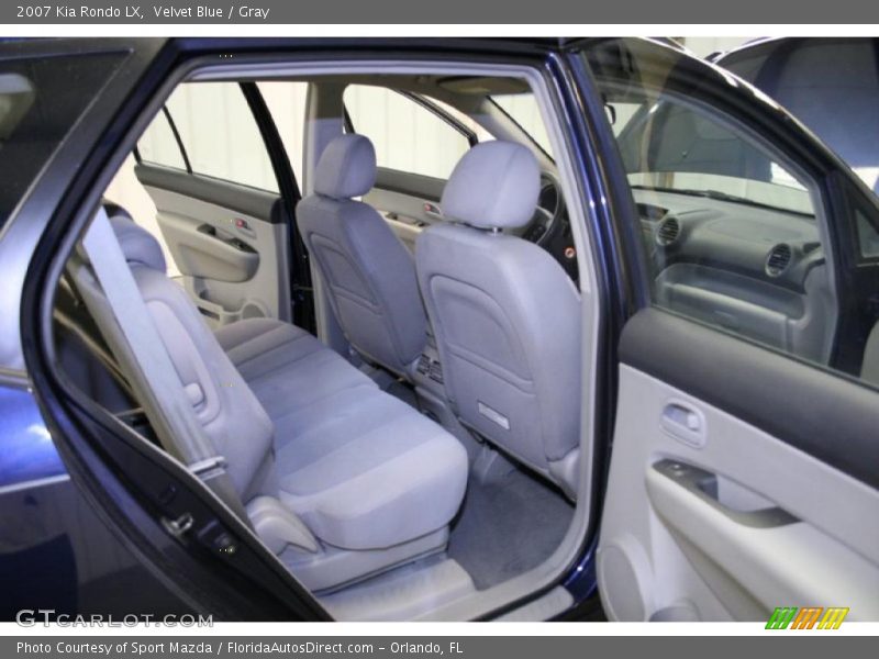 Velvet Blue / Gray 2007 Kia Rondo LX