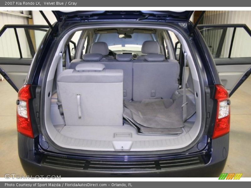 Velvet Blue / Gray 2007 Kia Rondo LX
