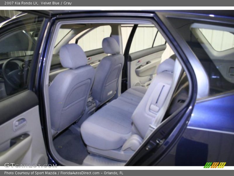 Velvet Blue / Gray 2007 Kia Rondo LX