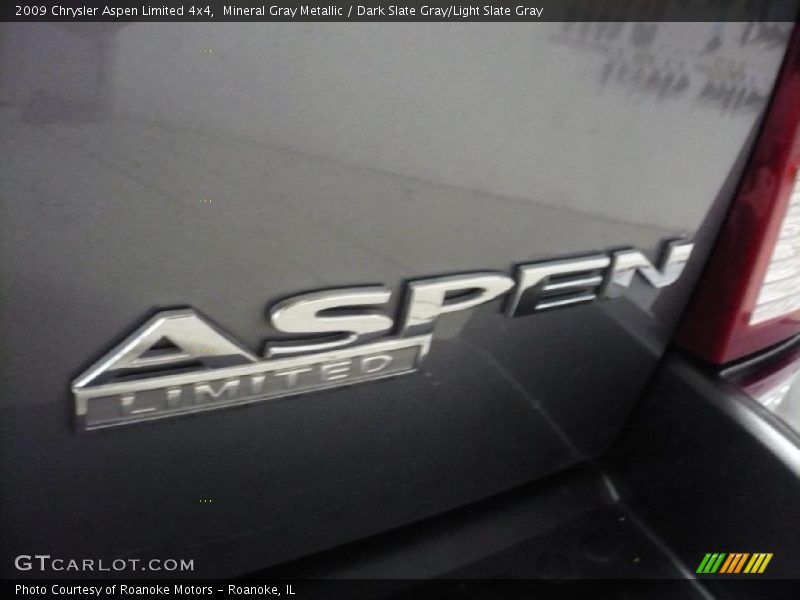 Mineral Gray Metallic / Dark Slate Gray/Light Slate Gray 2009 Chrysler Aspen Limited 4x4