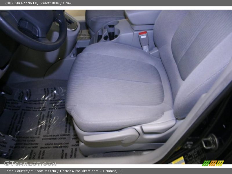 Velvet Blue / Gray 2007 Kia Rondo LX