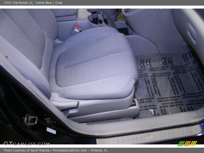 Velvet Blue / Gray 2007 Kia Rondo LX