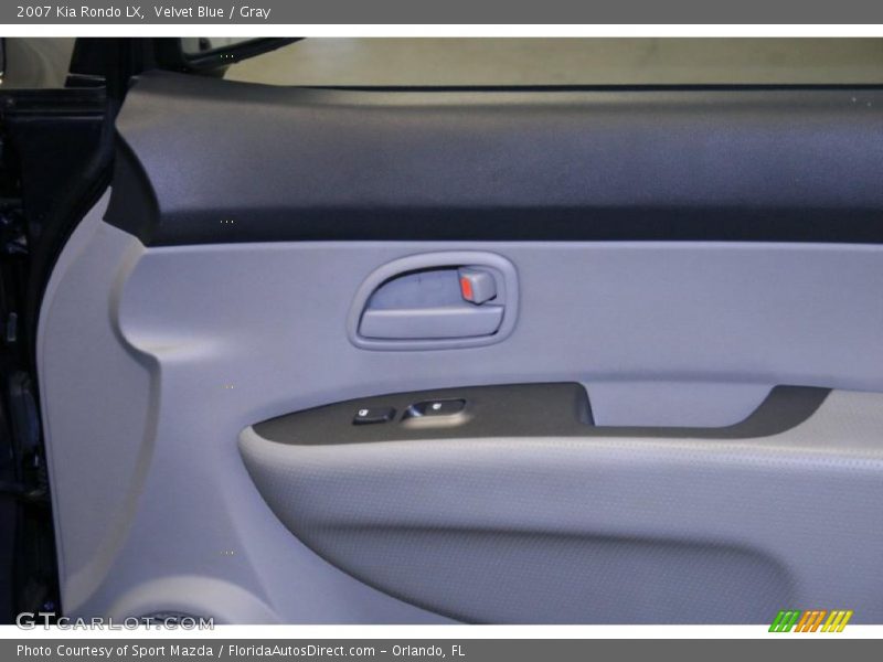 Velvet Blue / Gray 2007 Kia Rondo LX