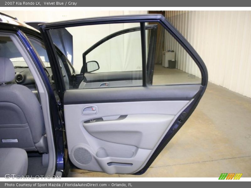 Velvet Blue / Gray 2007 Kia Rondo LX