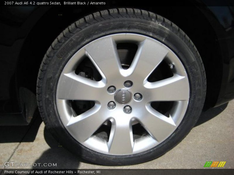 Brilliant Black / Amaretto 2007 Audi A6 4.2 quattro Sedan