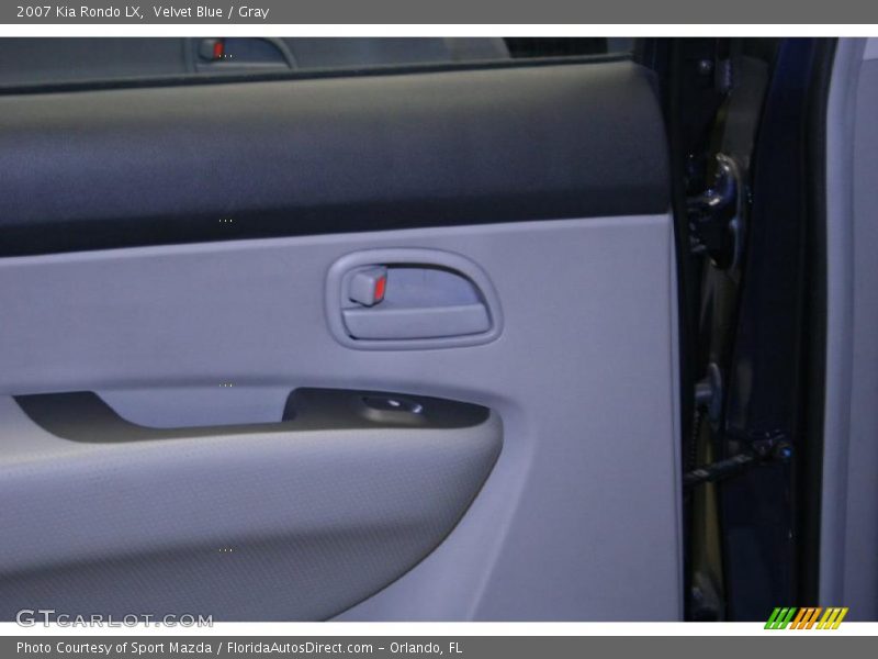 Velvet Blue / Gray 2007 Kia Rondo LX