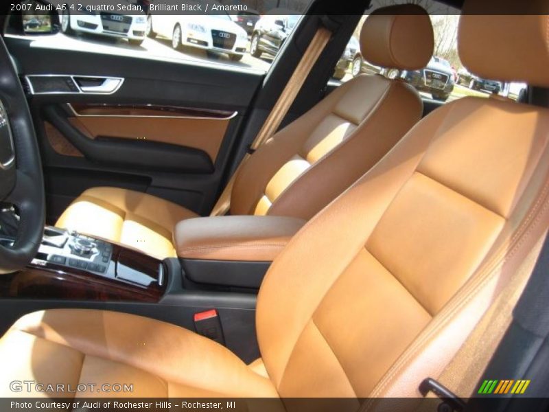 Brilliant Black / Amaretto 2007 Audi A6 4.2 quattro Sedan