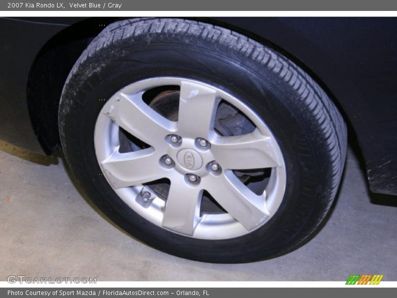 Velvet Blue / Gray 2007 Kia Rondo LX