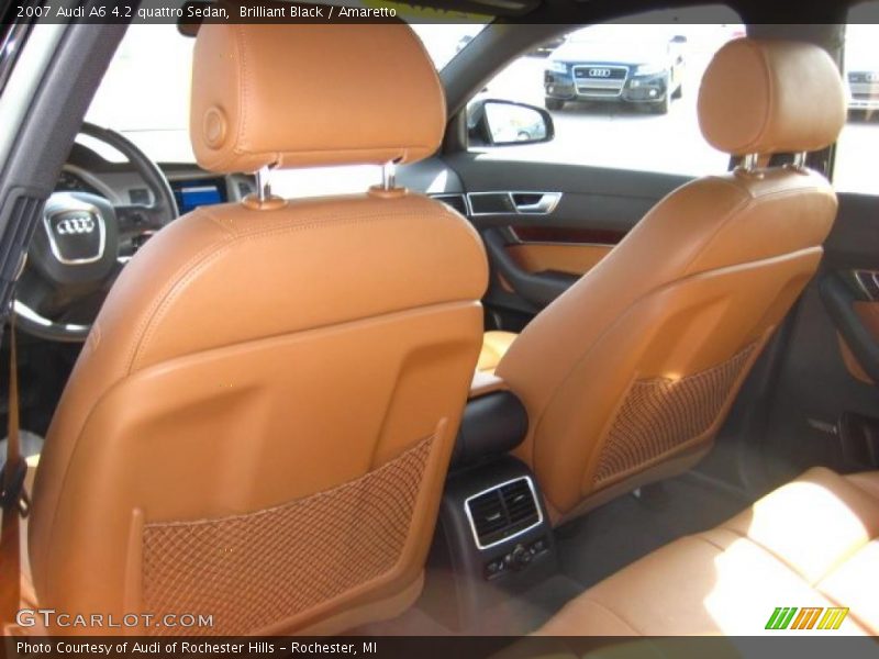 Brilliant Black / Amaretto 2007 Audi A6 4.2 quattro Sedan