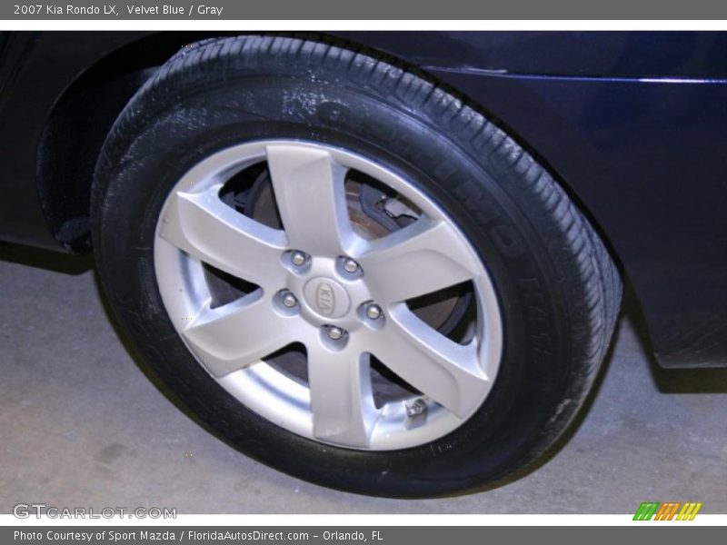 Velvet Blue / Gray 2007 Kia Rondo LX