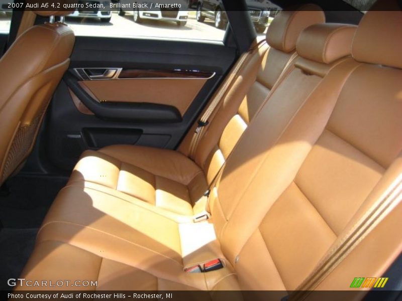 Brilliant Black / Amaretto 2007 Audi A6 4.2 quattro Sedan