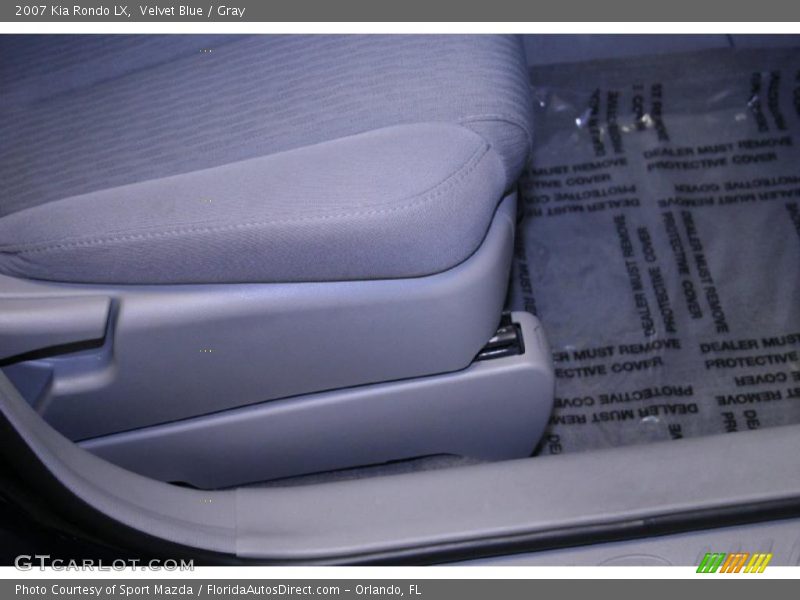 Velvet Blue / Gray 2007 Kia Rondo LX