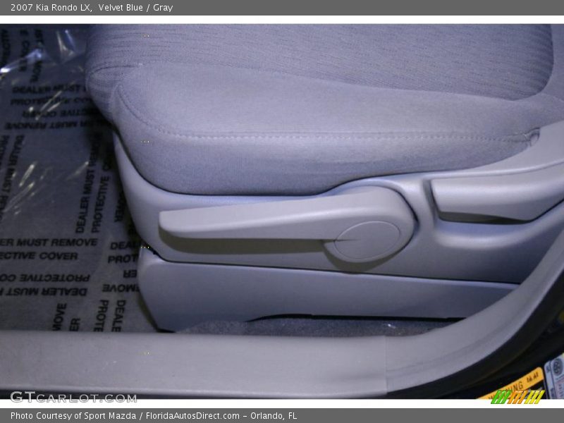 Velvet Blue / Gray 2007 Kia Rondo LX