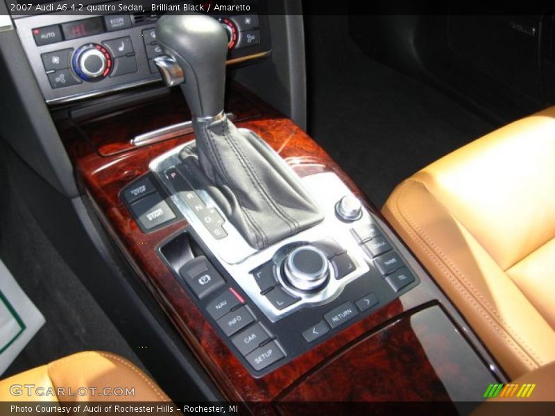 Brilliant Black / Amaretto 2007 Audi A6 4.2 quattro Sedan