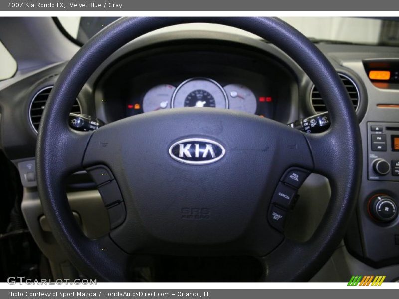 Velvet Blue / Gray 2007 Kia Rondo LX
