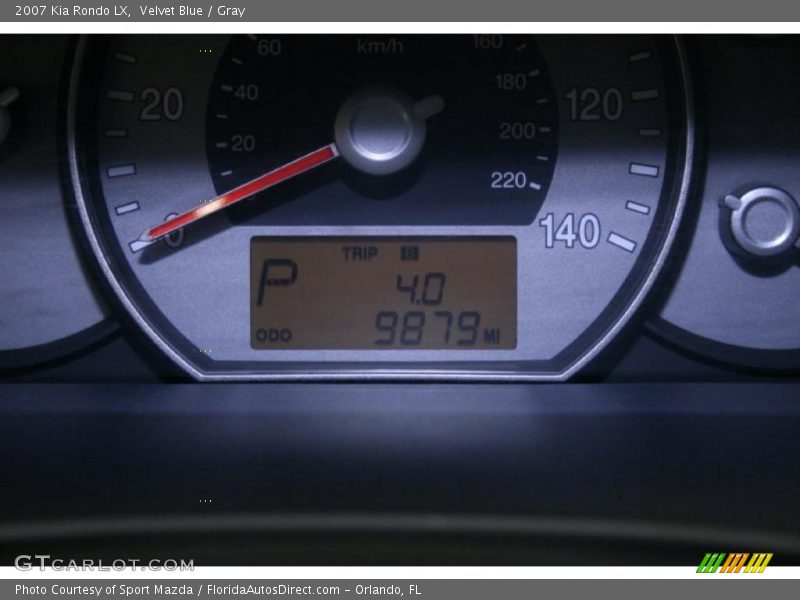 Velvet Blue / Gray 2007 Kia Rondo LX