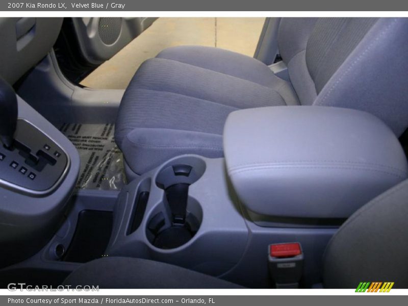 Velvet Blue / Gray 2007 Kia Rondo LX