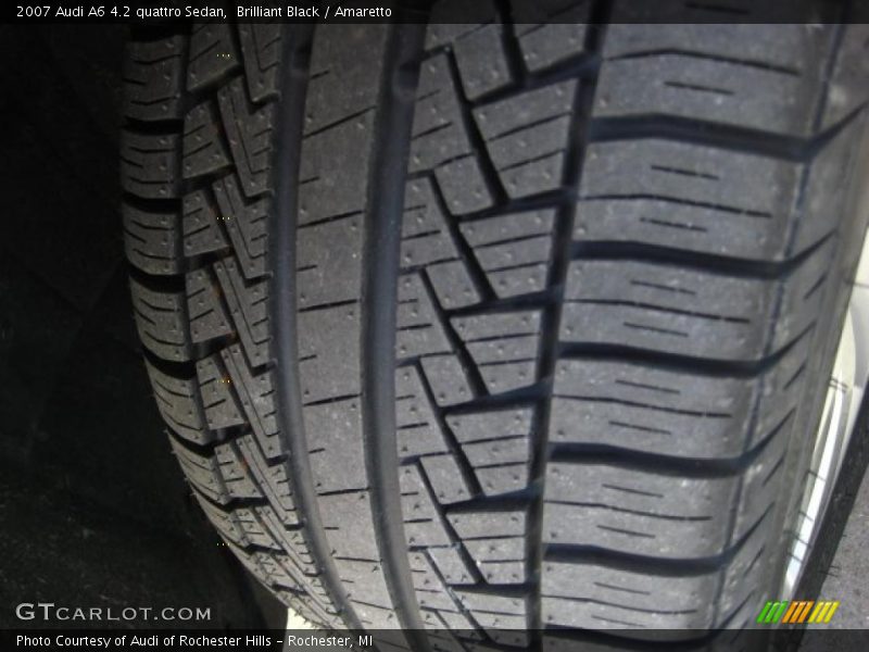 Brilliant Black / Amaretto 2007 Audi A6 4.2 quattro Sedan